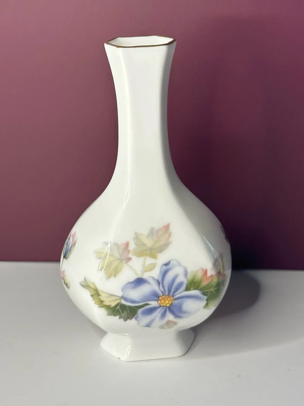 Royal Worcester Floral Bud Vase